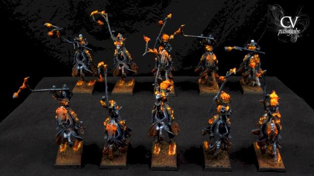 Vampire counts Hexwraiths, Ghostrider style by CustodianValdor