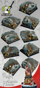 40mm Ancient Ruins bases 40mm from Scibor Monstrous Monsters by Scibor