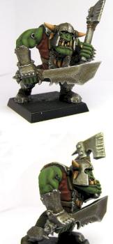Orc w/axe & sword by DerStorm