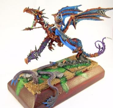 Chaos Lord On Dragon by darkstudios