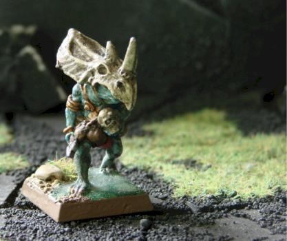 lizardmen Skink Shaman by cyklop