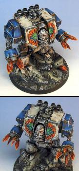 Warhammer 40k World Eater pre-heresy "tainted" dreadnought by Wappellious