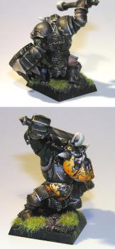 Black Orc Drummer by Kendert