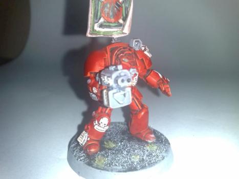 Blood Angels terminator w/ storm bolter by omniver
