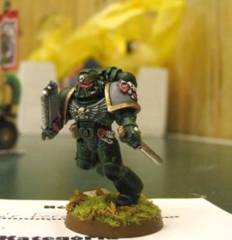 Space Marine veteran by Terhun