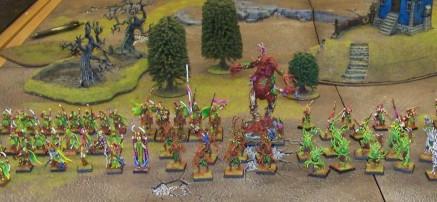 Fully Painted Wood Elf Army by grendelzero