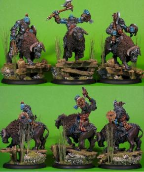 Trollkin Long Riders by athlion