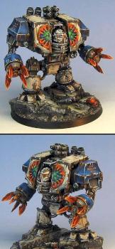 Warhammer 40k World Eater pre-heresy "tainted" dreadnought by Wappellious