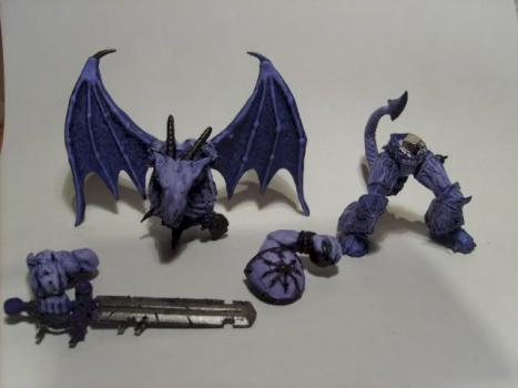 slaanesh daemon prince dragen wip by terminetor