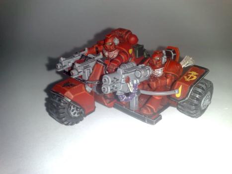 Blood Angels Attack Bike w/ Multimelta by omniver