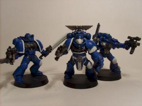 3 Space Marines squad trupp by terminetor