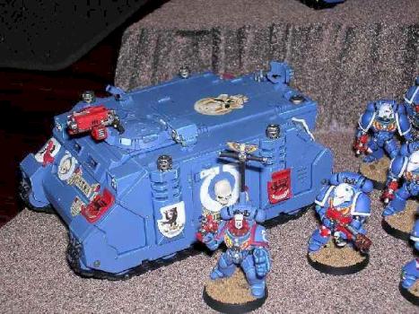 Ultramarines Command Rhino by mauleed