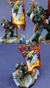 Dark Angels Standard Bearer by Hortwerth