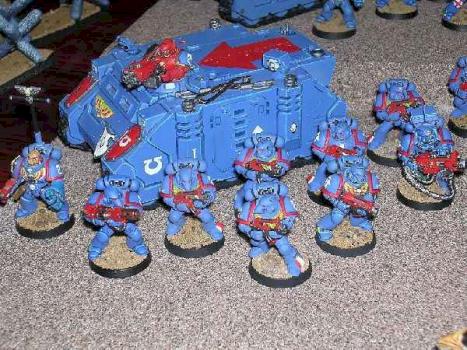 Ultramarines Tac Squad by mauleed