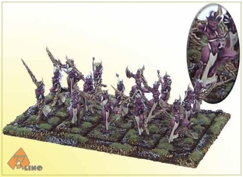 Deamonettes of Slaanesh Chaos Regiment by alino77