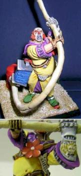 CLOWN fighting with a fire hose by venix