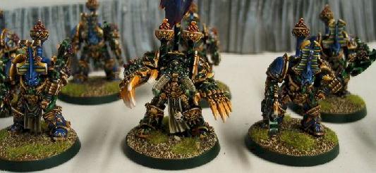Thousand Sons - Rubric Terminator Squad w/Champ by ENTROPY34
