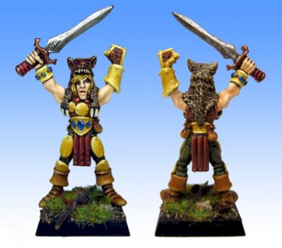 Wood elf - champion (1991 citadel catalog) by Cinnabom