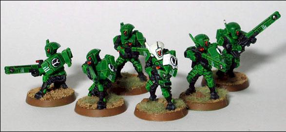 Tau Fire Warrior Squad Alpha by NeoHunter