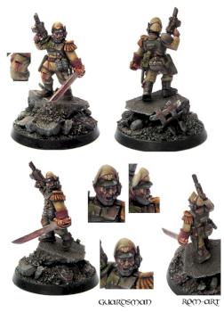Cadian Guardsman Captain by jarhead