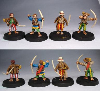 Averland halfling militia by Kapten Kampf