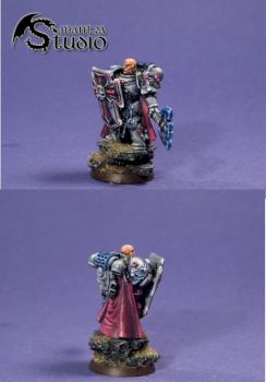 SPACE MARINES Chapter Master (2) by techanu