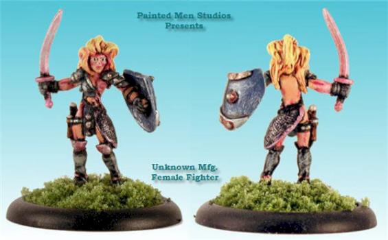 Unknown Mfgr. Female Fighter by bwatford