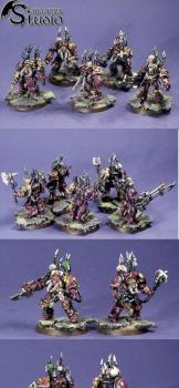 CHAOS SPACE MARINES Terminators by techanu