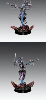 Eldar Harlequins with the Harlequins Kiss by ZHaDum