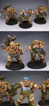 9th Dnepir Ogryn group with bonehead by Kapten Kampf