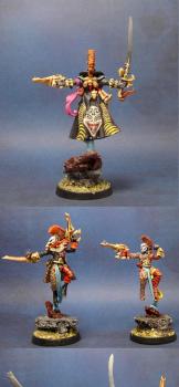 ELDAR HARLEQUINS & MASTER TROUPE by midgardmodels