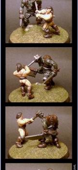 warhammer barbarian beats orc by Kaal979