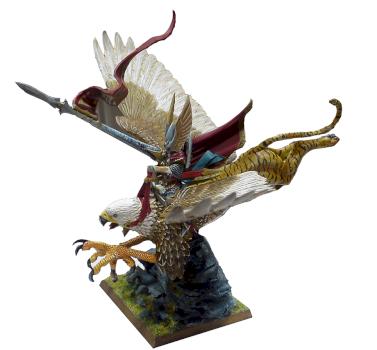 High elf prince on Griffon by Pr.Tornasol