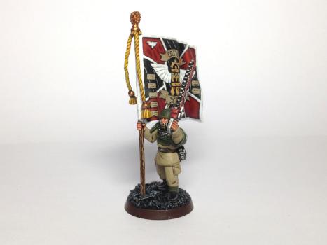 Imperial Guard Veteran standard-bearer by Floki_Agnarsson