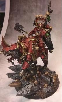 Chaos Lord on Juggernaut by waaaghschale