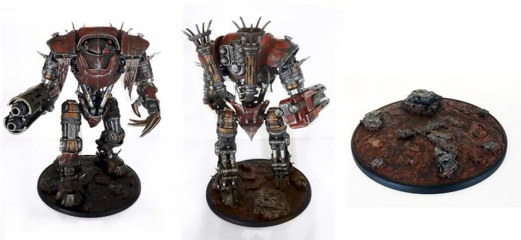 Dreamforge Leviathan - 40K Chaos Space Marines Titan conversion by bladeiai