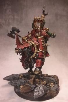 Chaos Lord on Juggernaut by waaaghschale