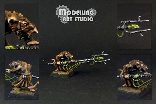 Skaven Master Moulder by Modelling Art Studio