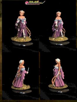 Hannah Blackruby, Female Wizard by belminiart