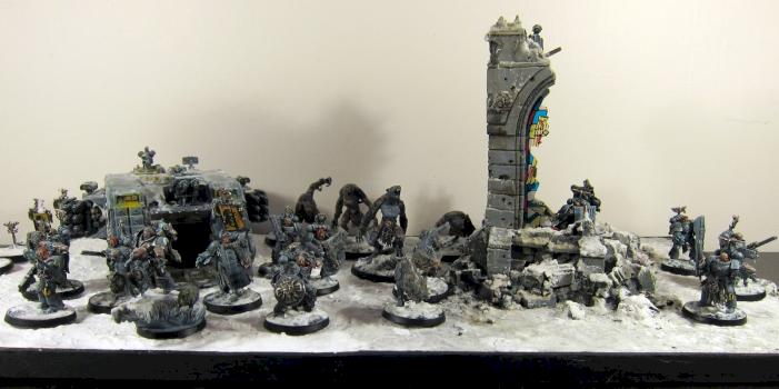 True Scale space wolf army by Plebicidal