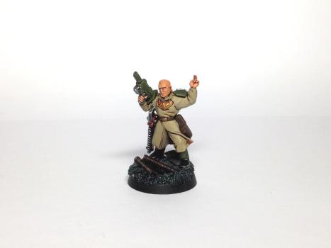 Imperial Guard Platoon Commander by Floki_Agnarsson