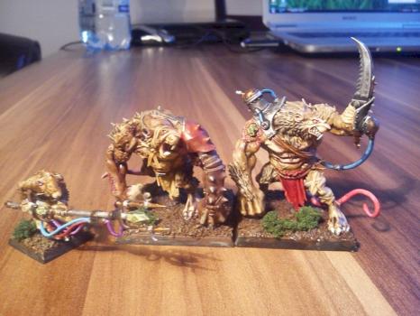 Skaven IoB miniatures & Plague Monks by szym