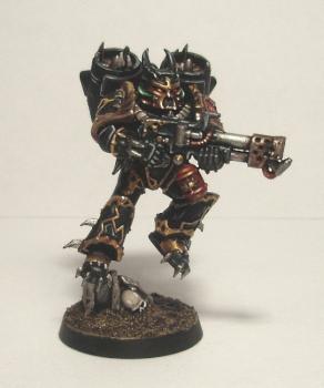 Black Legion Raptor with flamer by catbug