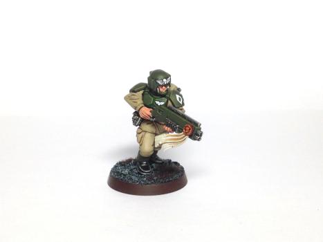 Imperial Guard Veteran with Shotgun by Floki_Agnarsson