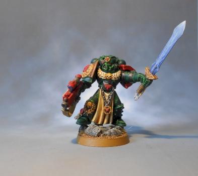 40k Space Marine Dark Angel Commander by dhminiatures
