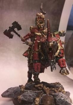 Chaos Lord on Juggernaut by waaaghschale