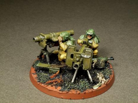 Warhammer 40k Candian Heavy Weapons Squad by Finecraftpoland