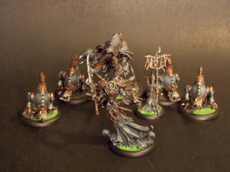 Cryx Asphyxious, Defiler, Deathripper, Leviathan by Benjifriend