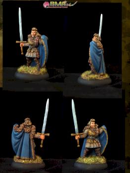 Male Warrior w Claymore by belminiart