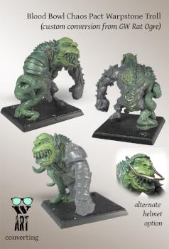 Bloodbowl Chaos Pact team warpstone Troll by Wolfbane